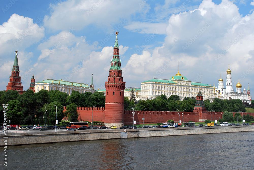 Moskova et Kremlin à Moscou