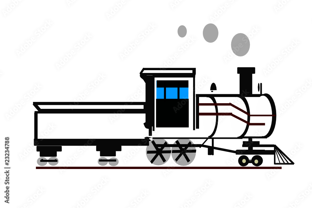 Fototapeta premium train vector