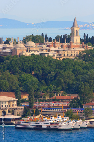 Photography Topkapi Palace before Marmara sea, Istanbul, Turkey