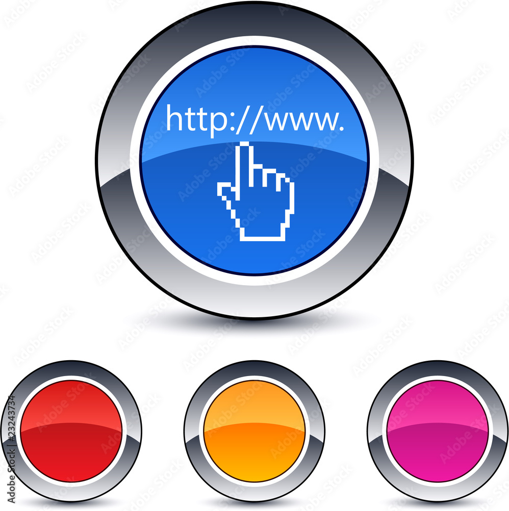 Www click round button.