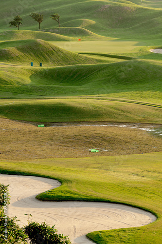 golf place with nice green © nicholashan