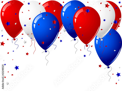 celebration card with ballons