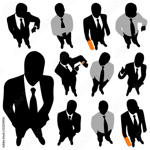 businessman (high angle view)
