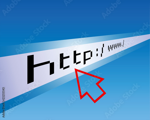 The address and red arrow