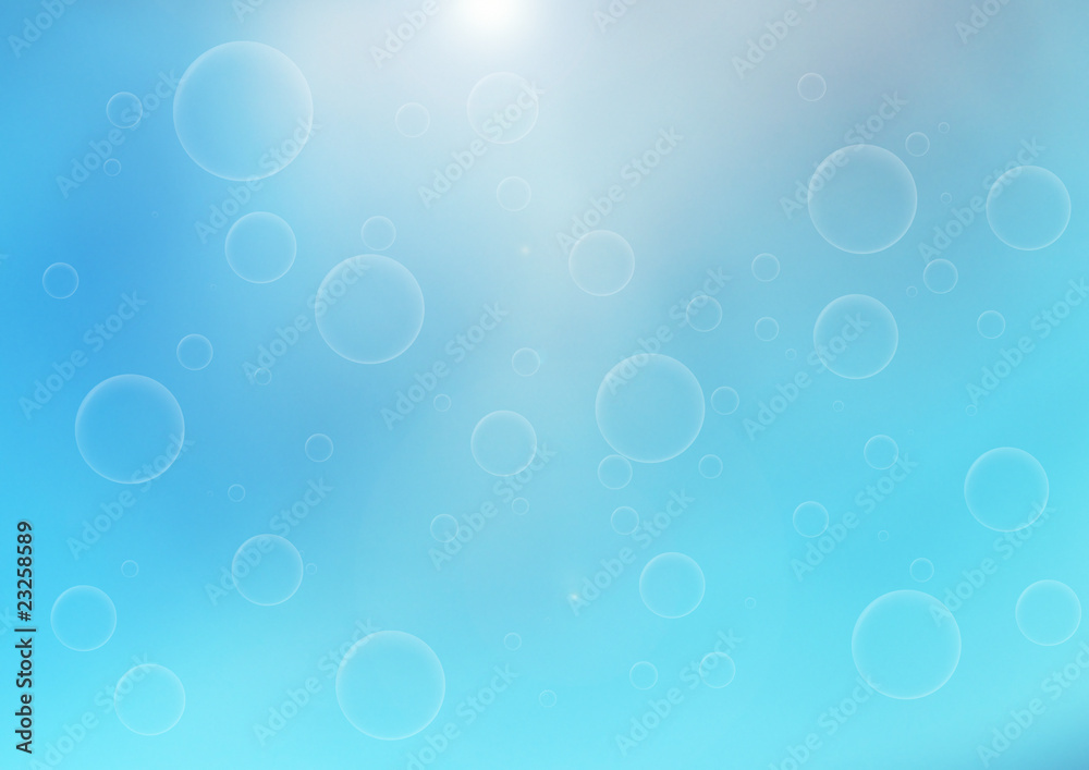 Sky With Bubbles