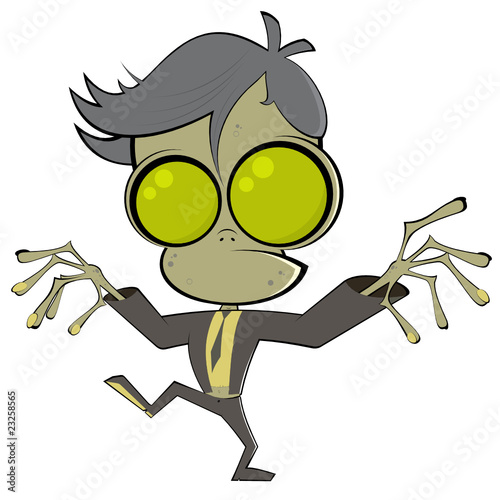 zombie cartoon lustig halloween