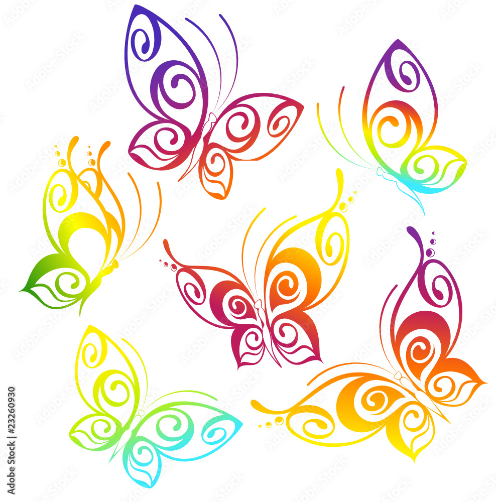 Abstract Butterfly. Beautiful vector illustration Abstract Butterfly. Beautiful vector illustration