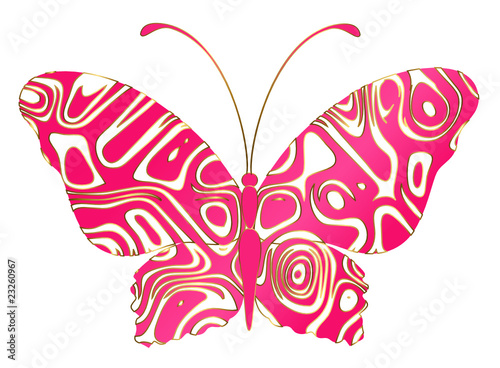 Abstract Butterfly. Beautiful vector illustration