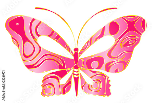 Abstract Butterfly. Beautiful vector illustration