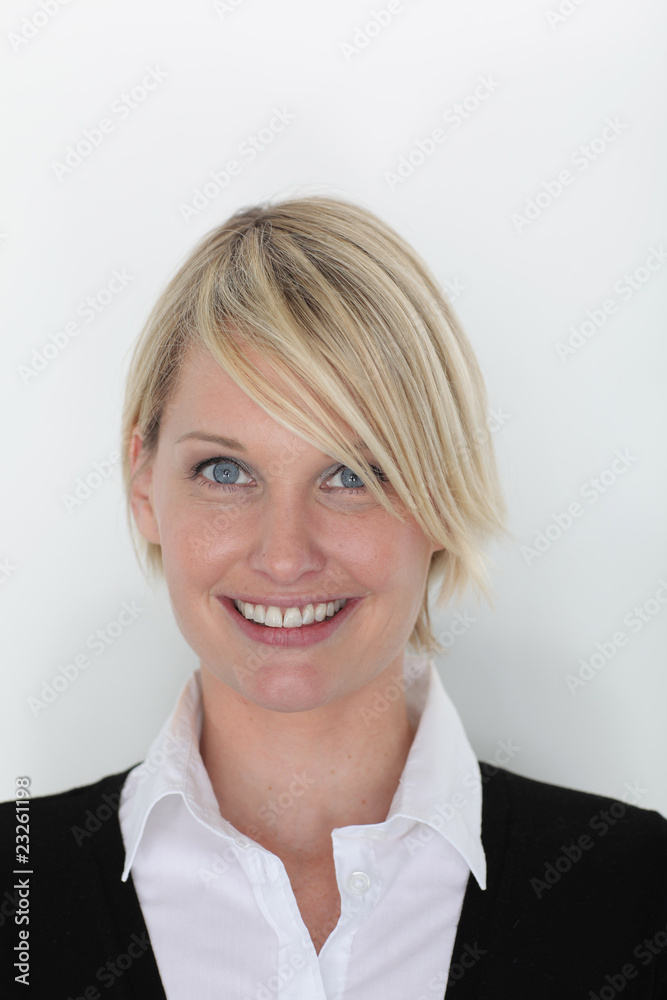 glückliche Frau