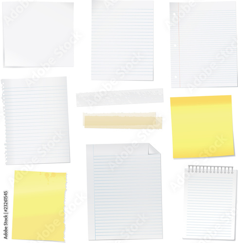 Vector paper notes