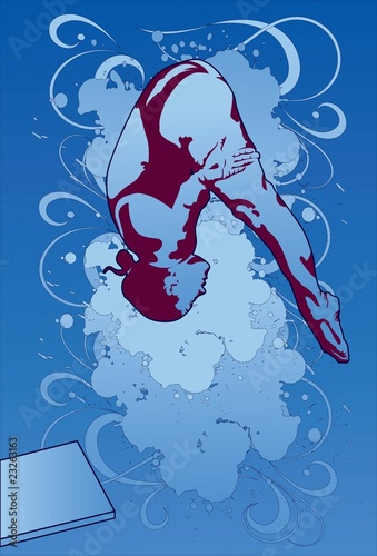 Diving Athlete
