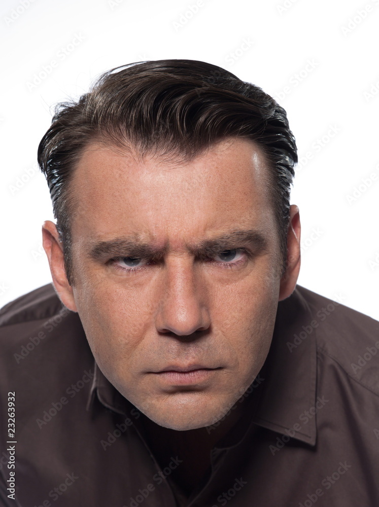 Obraz premium Man Portrait angry