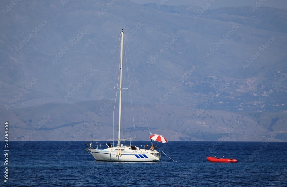 Fototapeta premium Segeln, wo es heiß ist