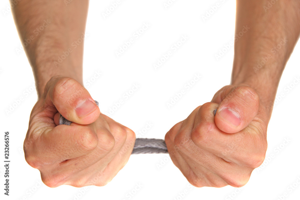 hands and rope hands and rope