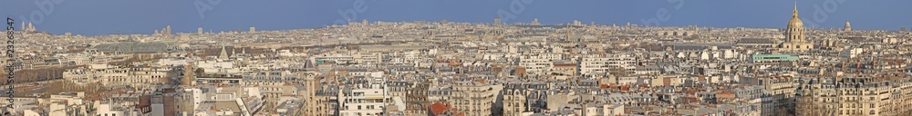 Stitched Panorama of paris