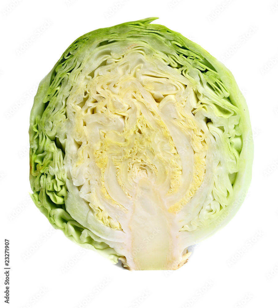 cabbage is in a cut cabbage is in a cut