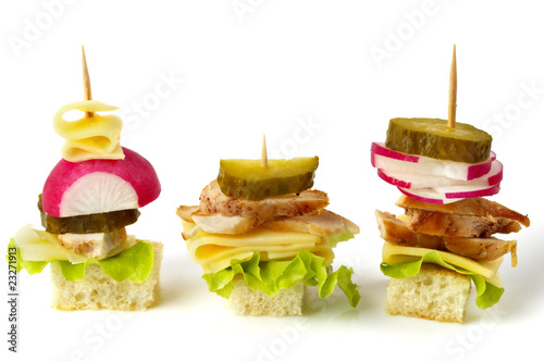 Canape snacks