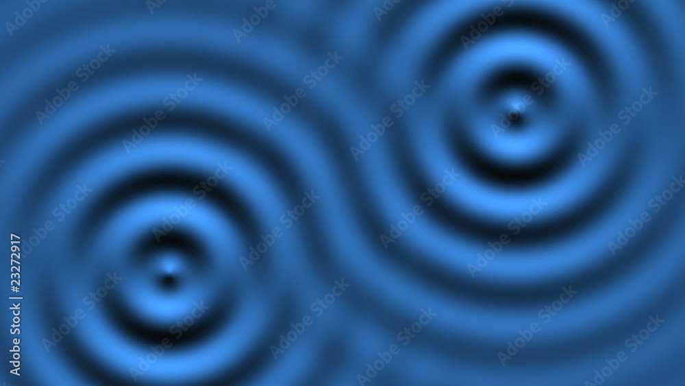 Abstract water ripple - perfect loop