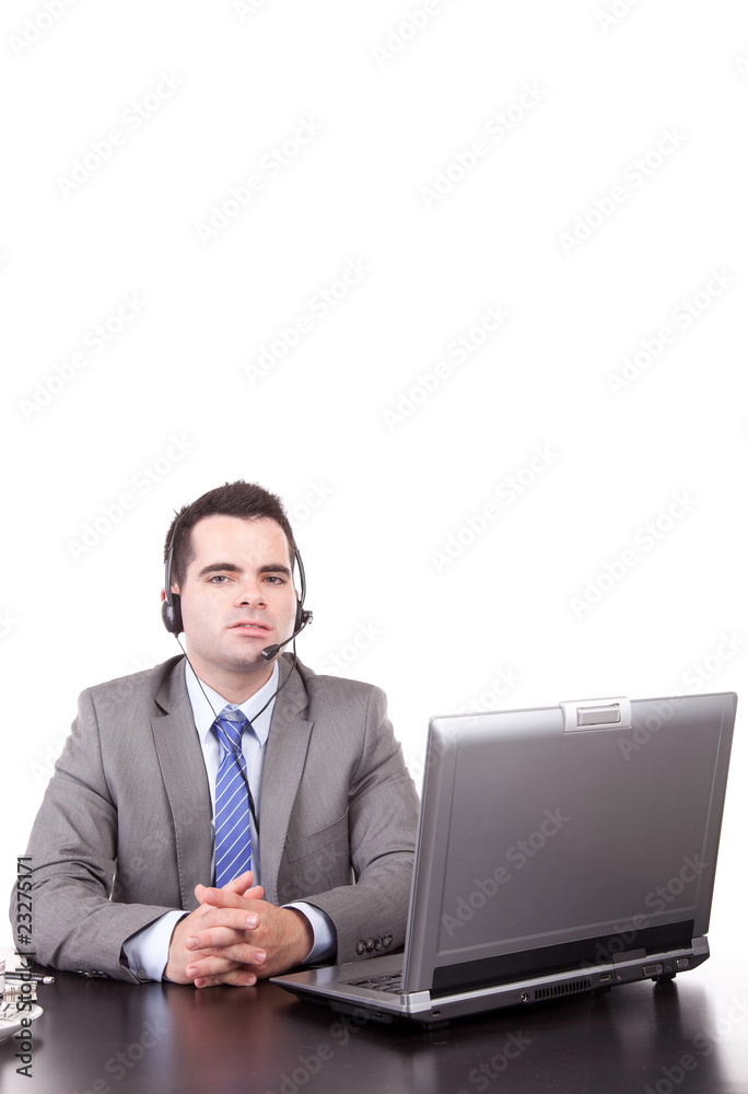 Friendly telephone operator Friendly telephone operator