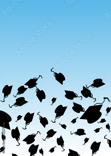 Graduation Hat Toss