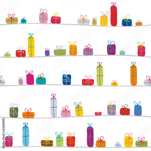 Seamless Pattern Birthday