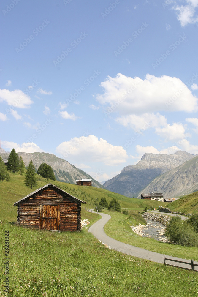 Little House in Alps