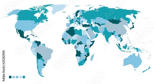 political world map