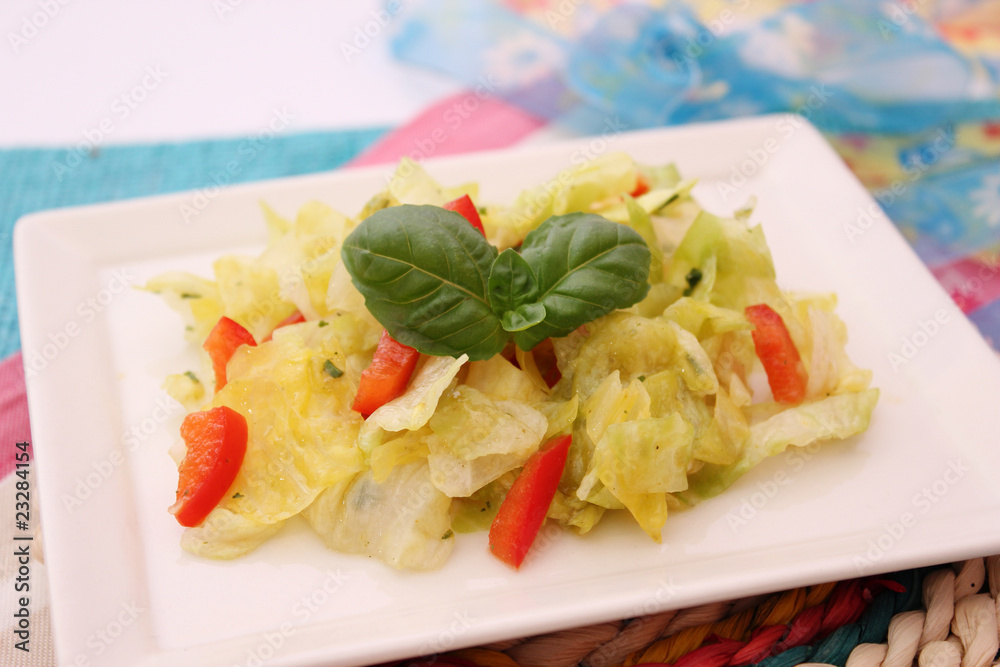 frischer salat frischer salat