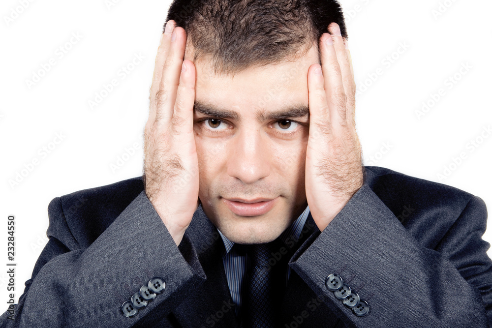 Worried businessman Worried businessman