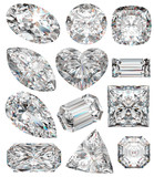 Diamond shapes.