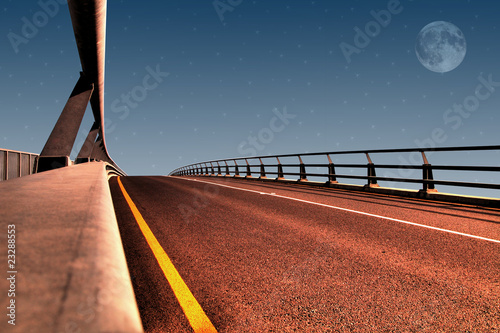 Strada con Cielo Stellato