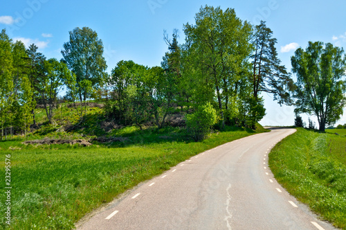 Schwedische Landstraße