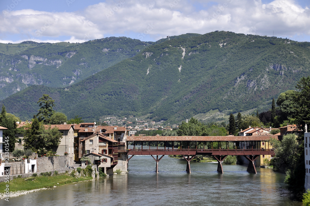 ponte degli alpini bassano del grappa provicia di vicenza veneto