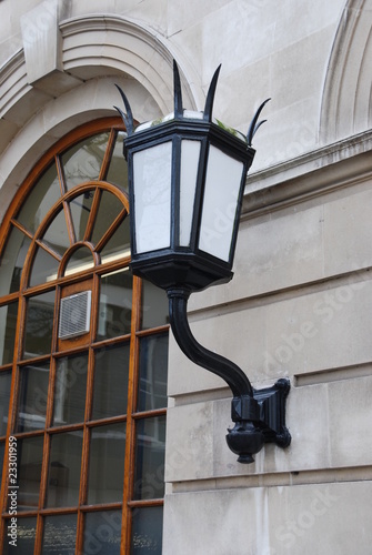 British city lamp