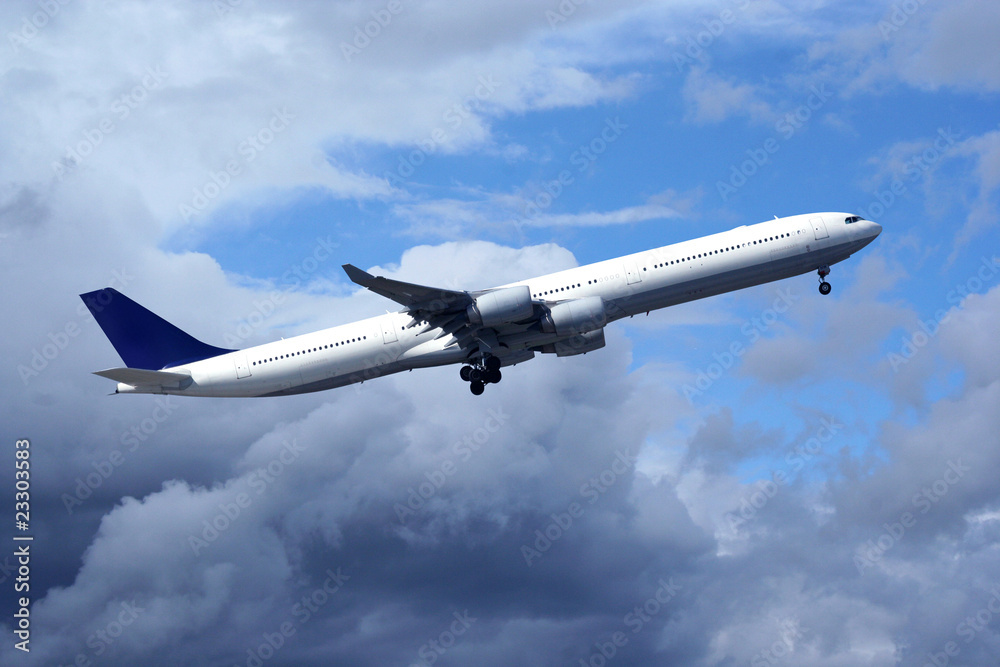 Fototapeta premium Flugzeug - Business - Logistik