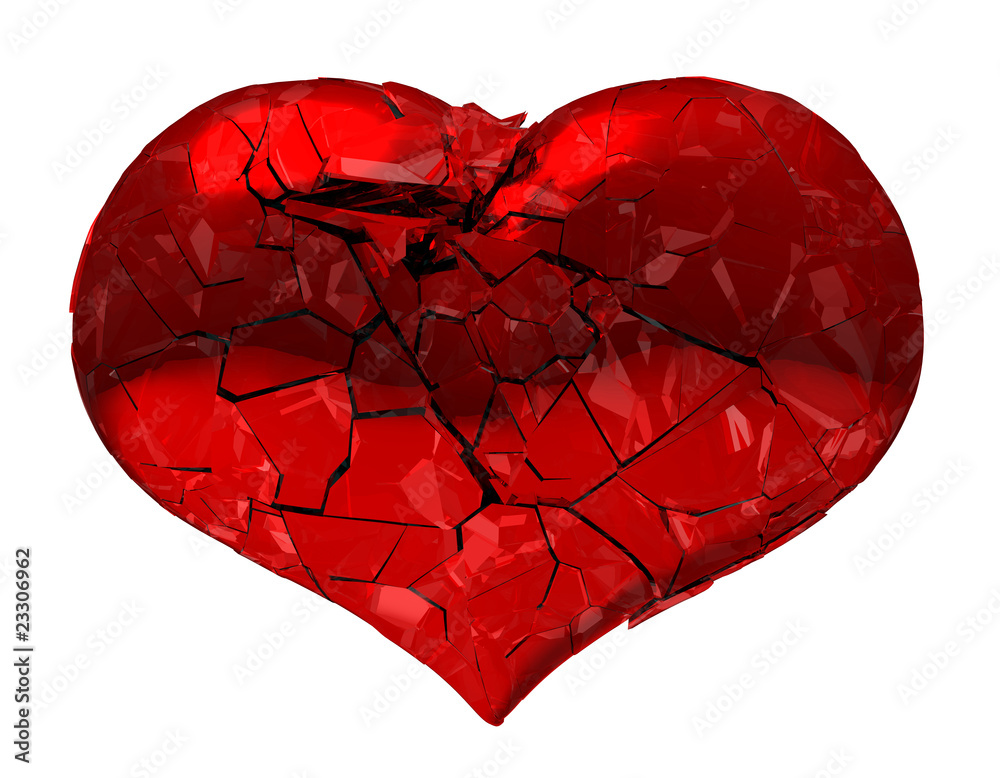 Broken Heart - unrequited love, disease, death or pain