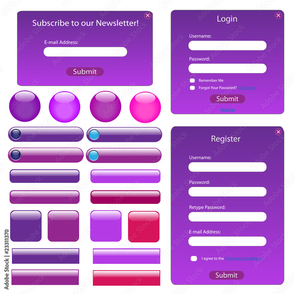 Purple Web Template Purple Web Template