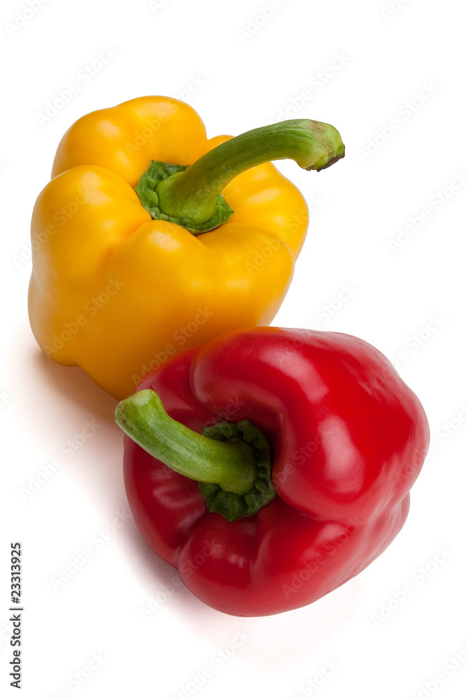 yellow and red bell peppers