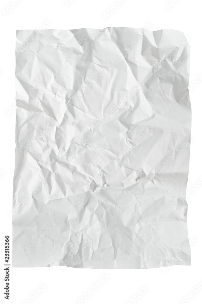 Crushed textured paper