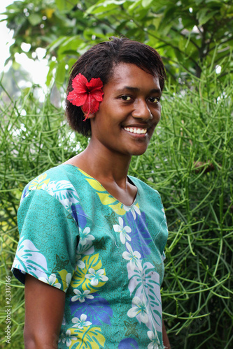 Portrait pacific  islander girl