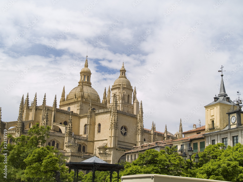 Segovia, catedral, ciudad Patrimonio de la Humanidad, España