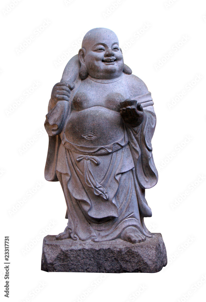 Buddha statue isolated with clipping path