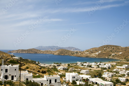 panoramic view Cyclades Greek Island Ios