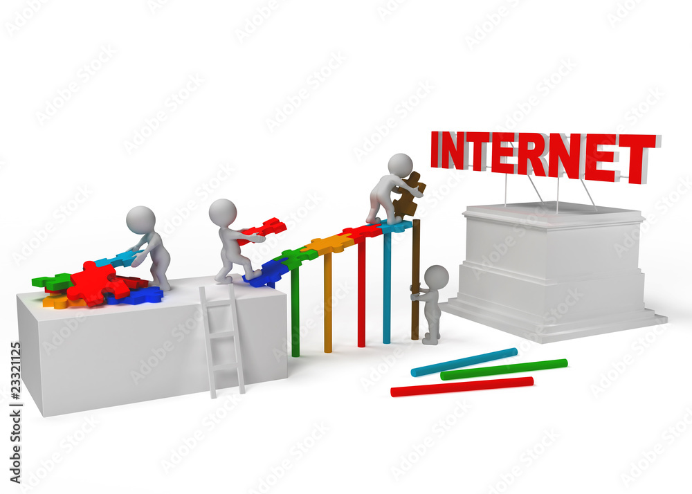 team work for internet. team work for internet.