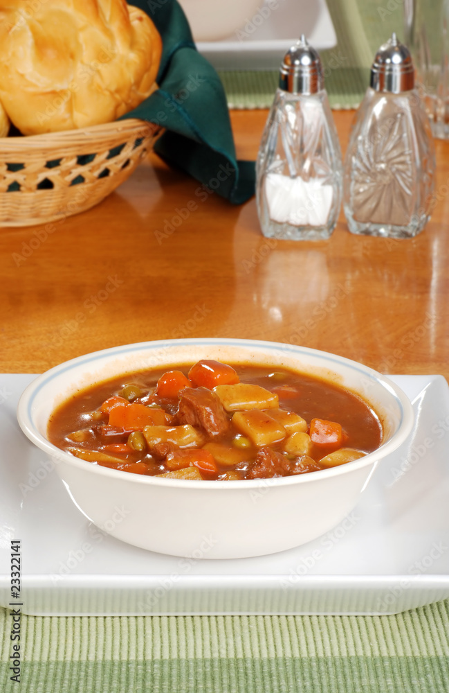 beef stew in bowl beef stew in bowl