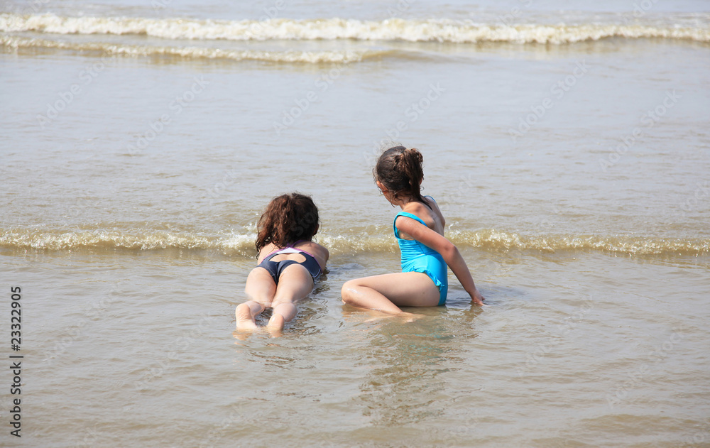Fototapeta premium enfant a la plage