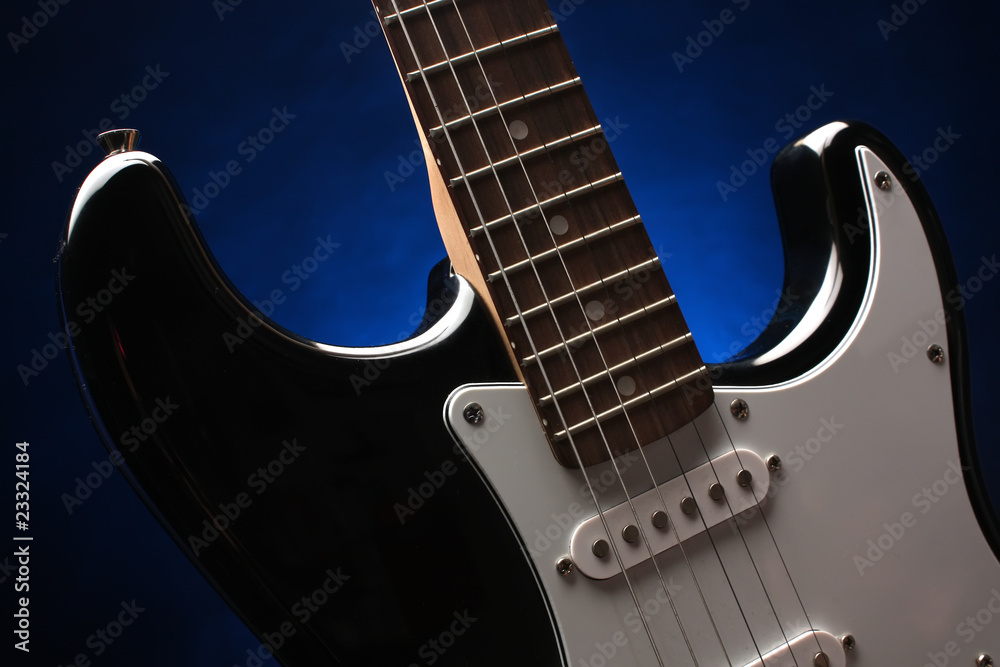 Fototapeta premium Electric guitar, beautiful string instrument