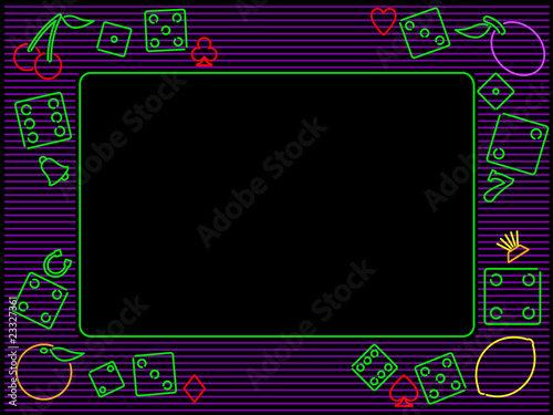 horizontal gambling frame