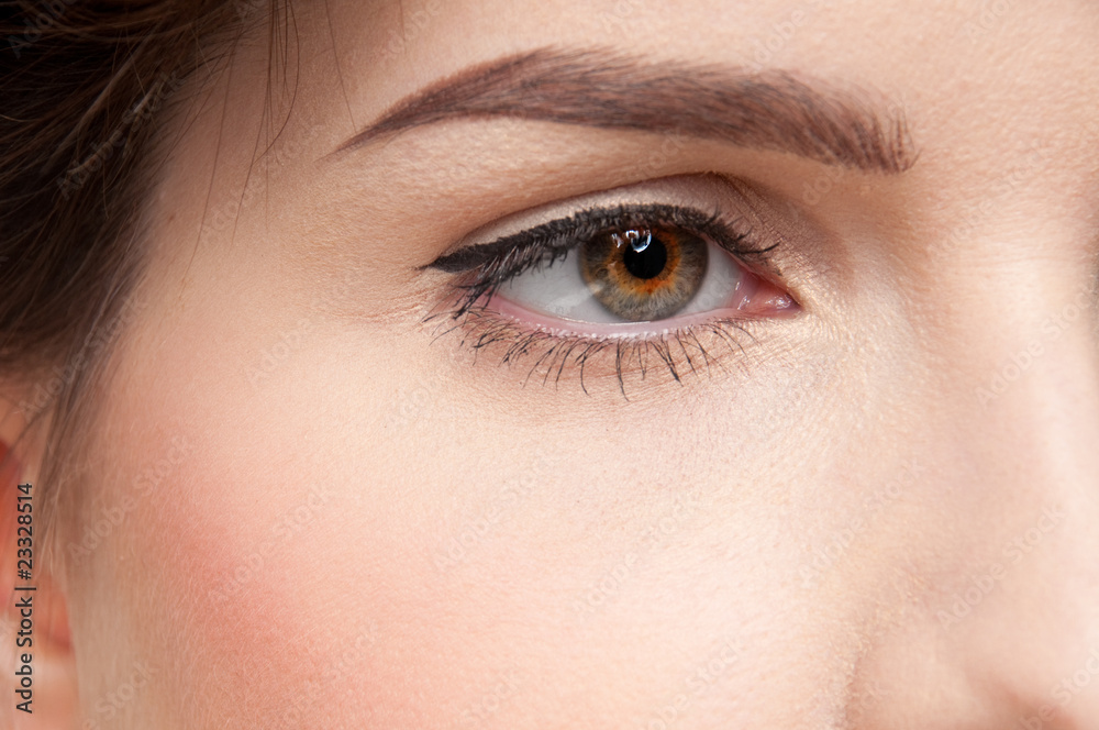 Obraz premium Close up portrait of beauty woman with perfect skin!